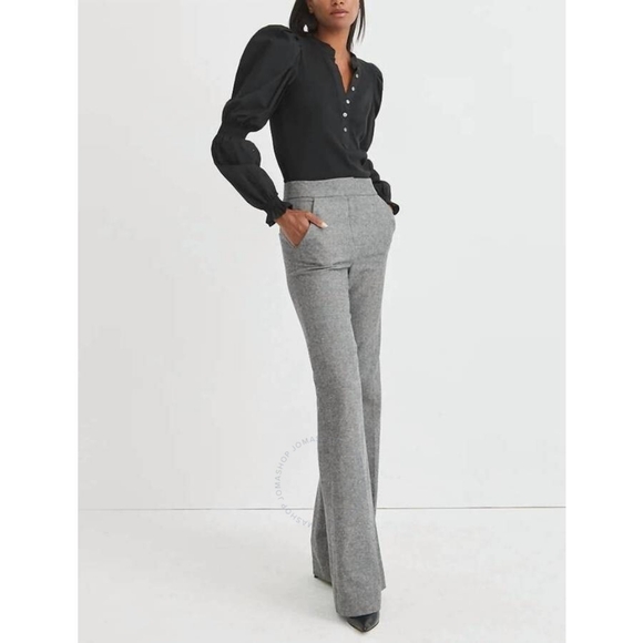 Veronica Beard Lebone Pant - Grey Multi - Picture 3 of 12